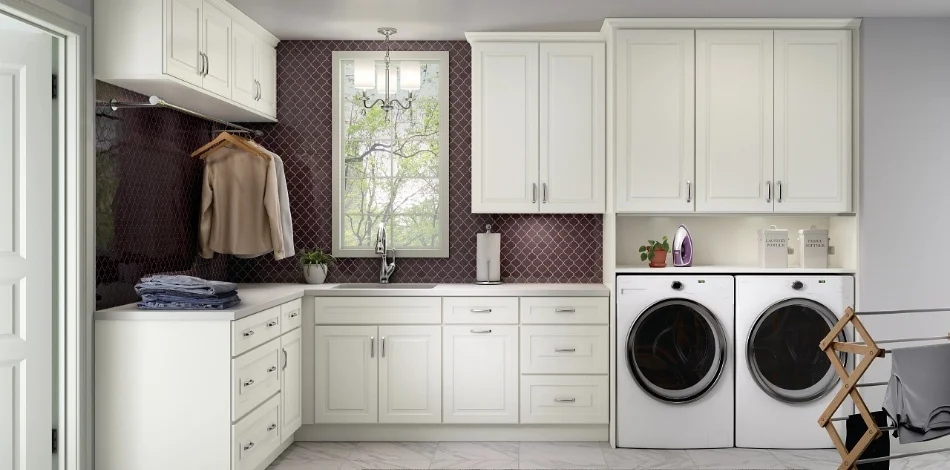 Custom cabinetry for laundry rooms